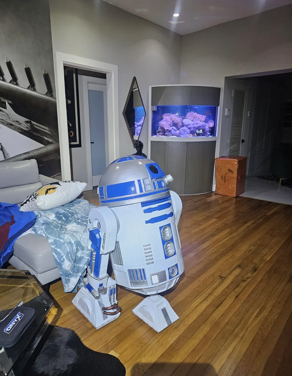 Life-size R2-D2 by Blight Studios at a collector’s home