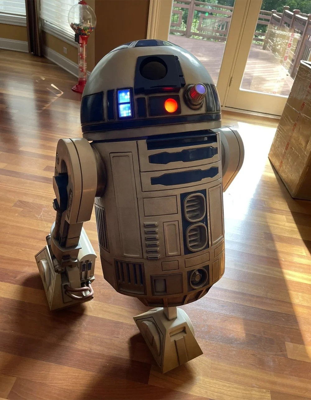 Life-size R2-D2 by Blight Studios at a collector’s home