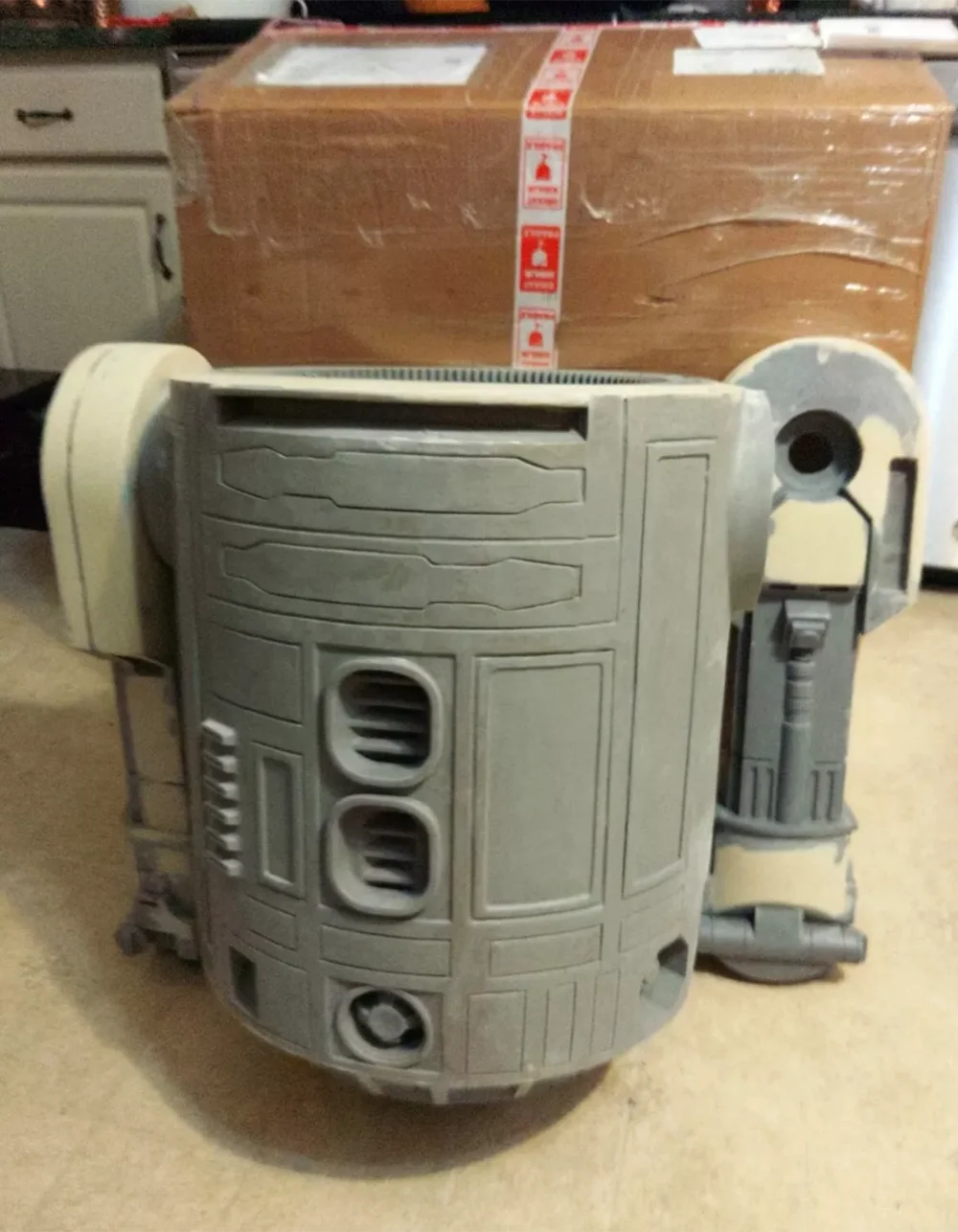 Life-size R2-D2 by Blight Studios at a collector’s home