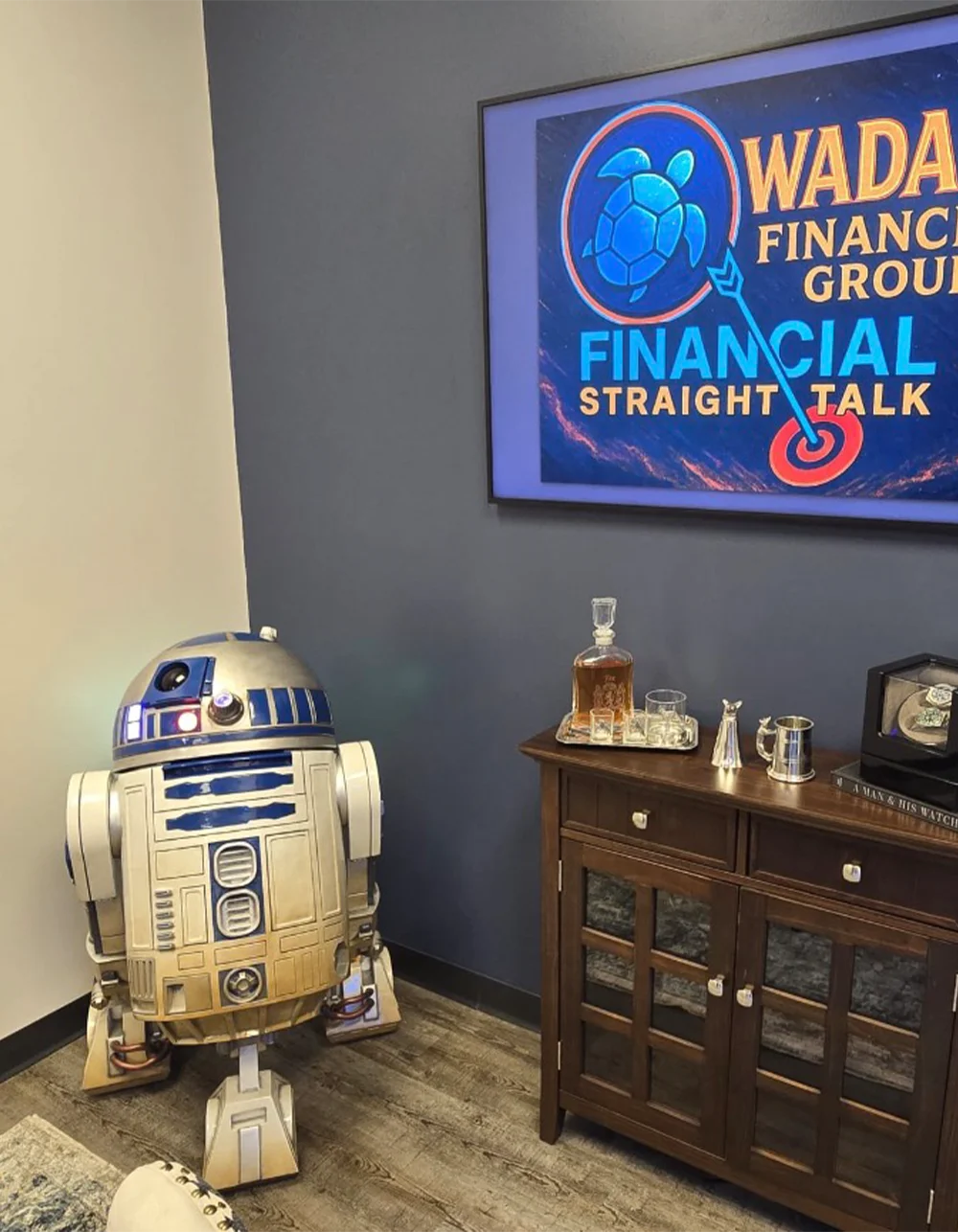 Life-size R2-D2 by Blight Studios at a collector’s home