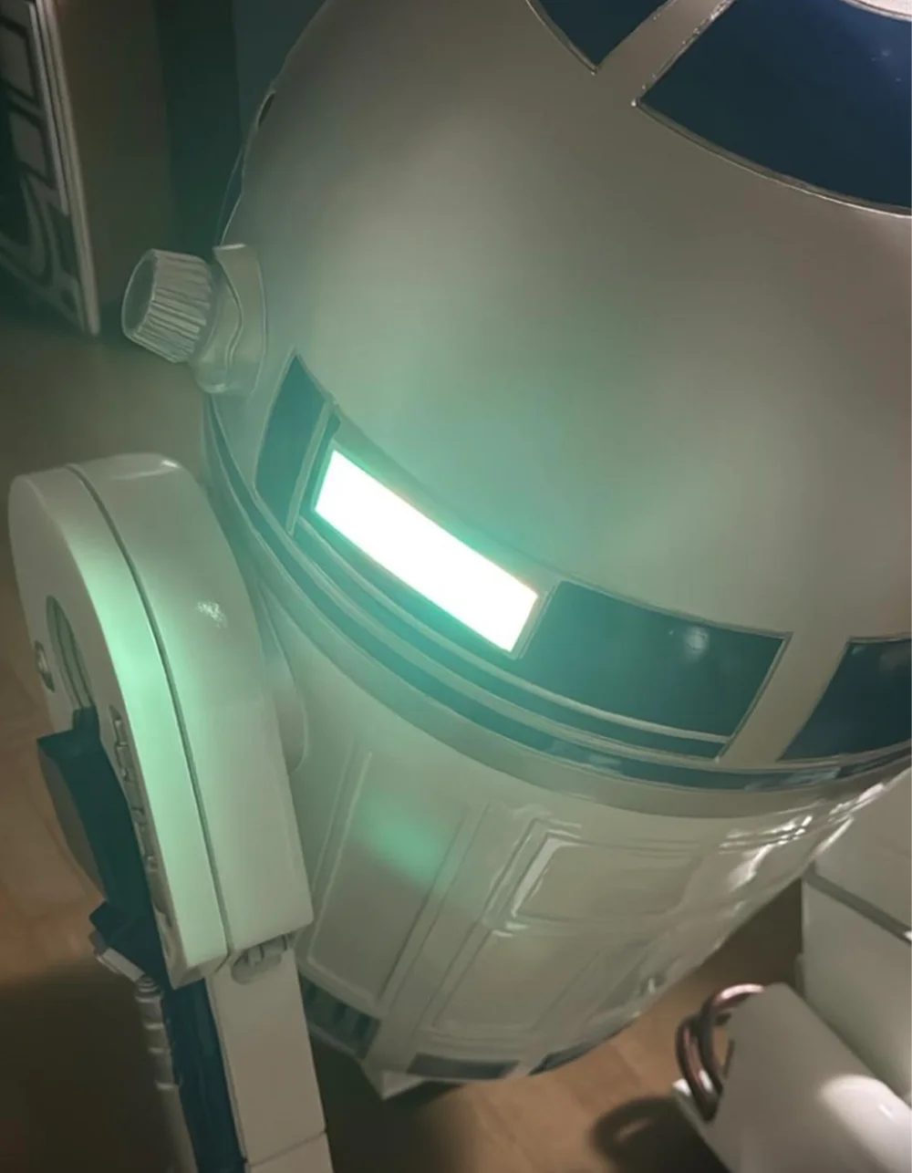 Life-size R2-D2 by Blight Studios at a collector’s home