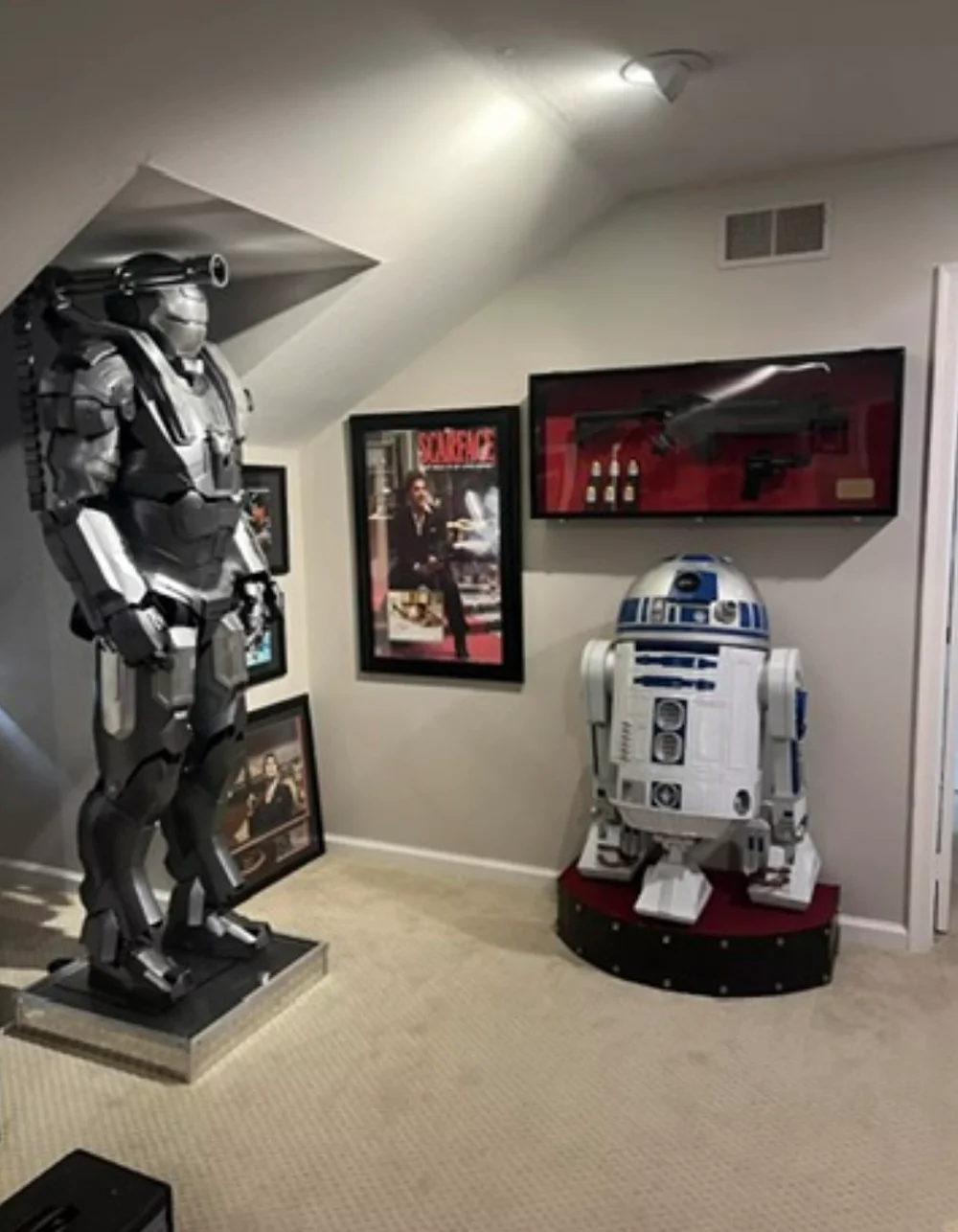 Life-size R2-D2 by Blight Studios at a collector’s home