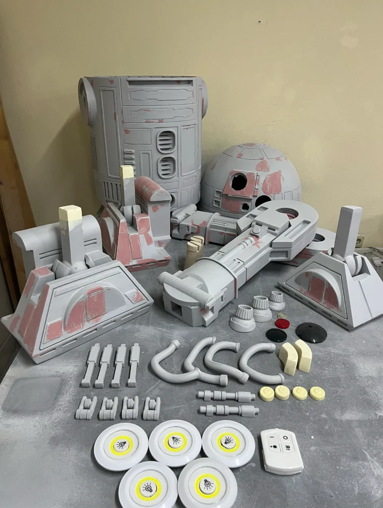 R2-D2 DIY kit parts – Blight Studios